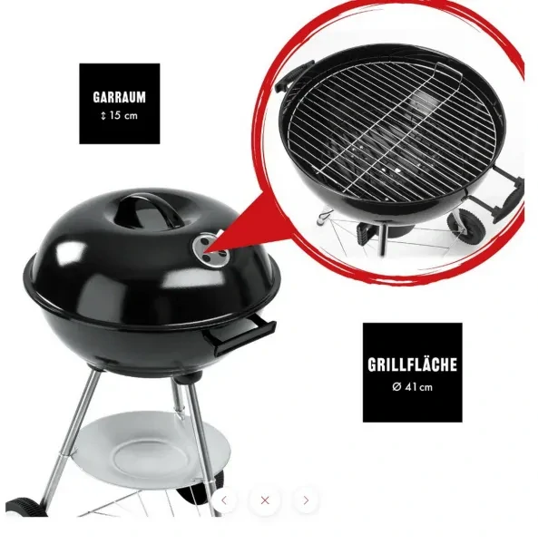 Kulatý gril na dřevěné uhlí Landmann 05572