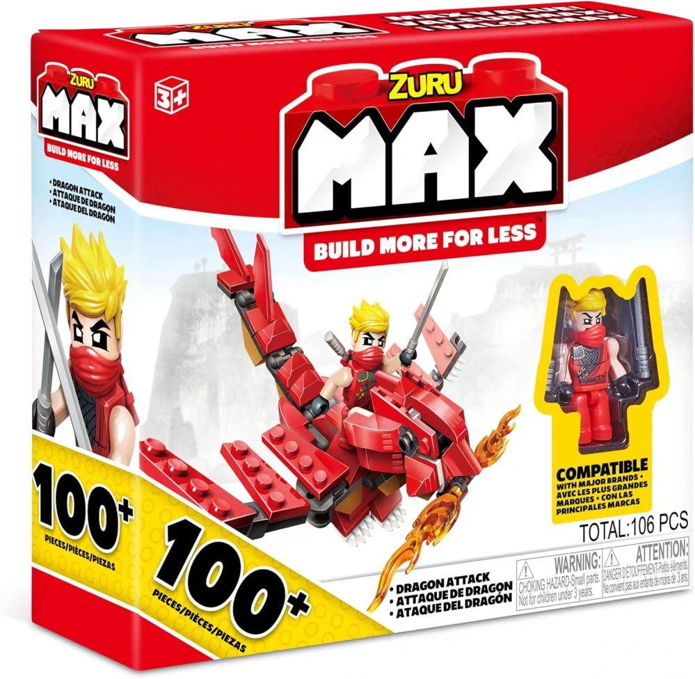 Stavebnice Zuru Max Build 100 dílků DRAK