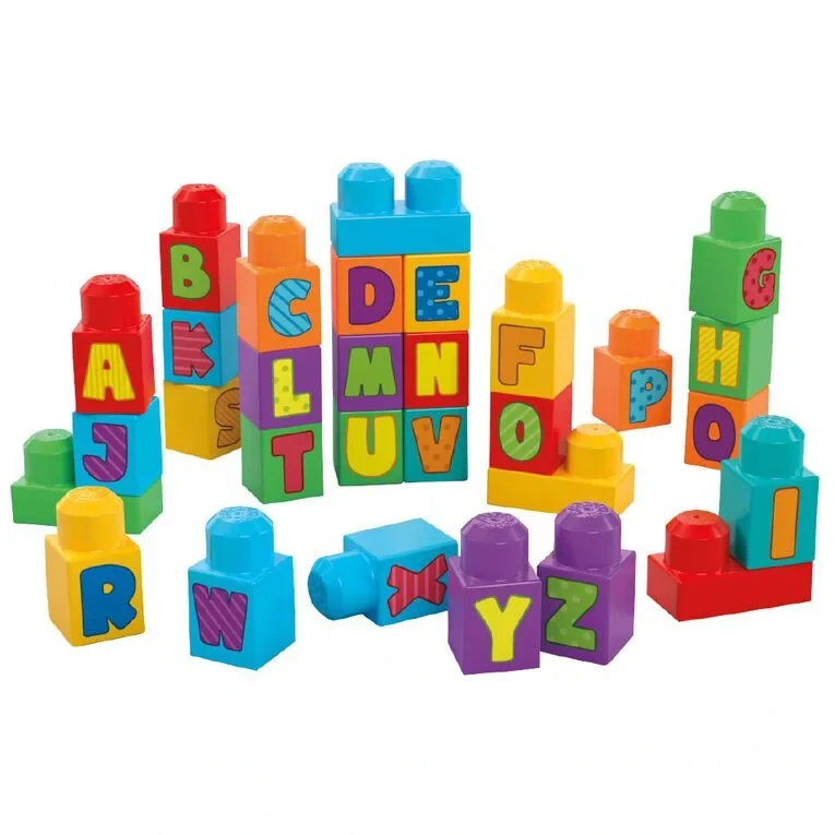 Mega bloks stavebnice abeceda 30ks