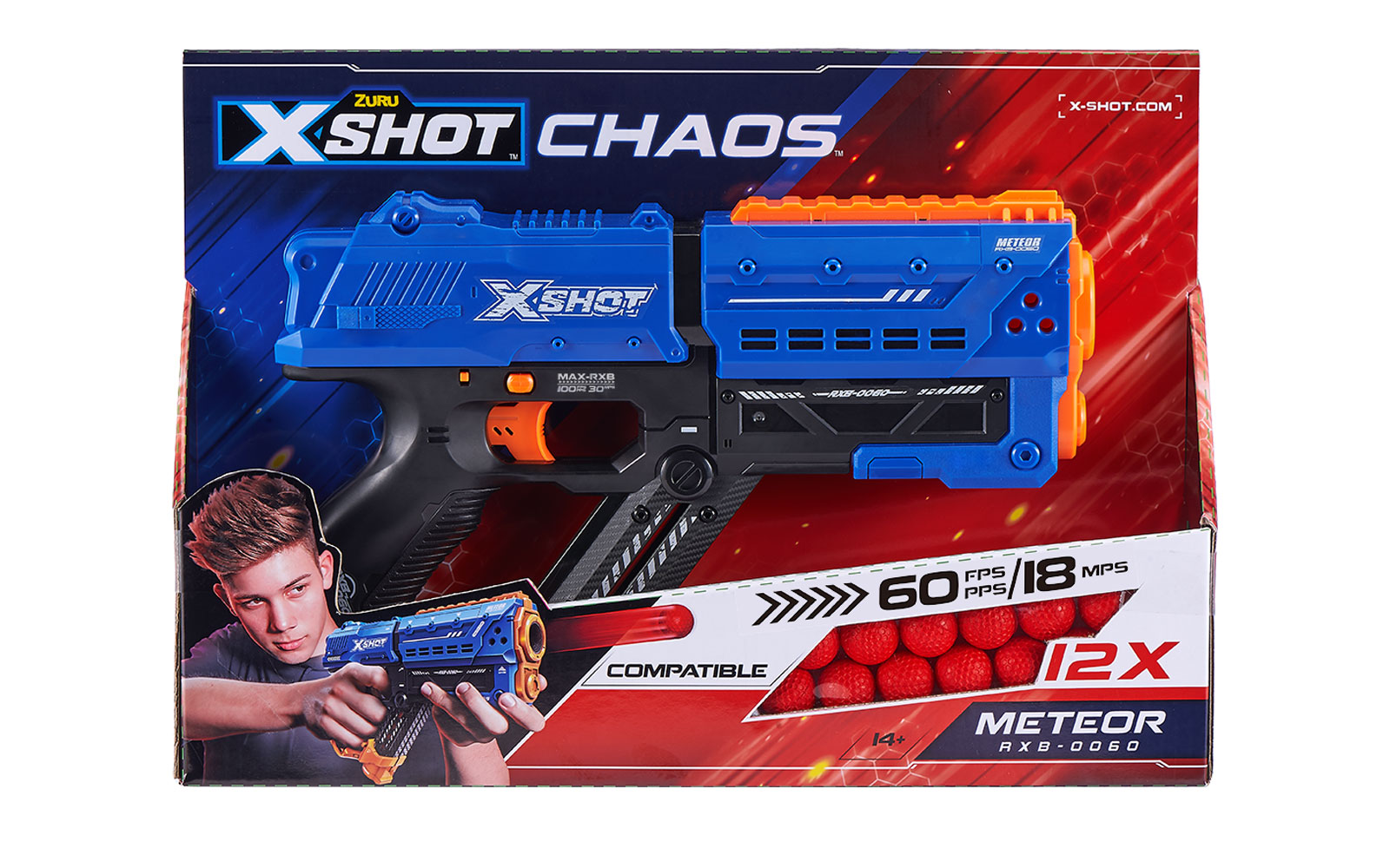 X-Shot Meteor kuličková pistole 12