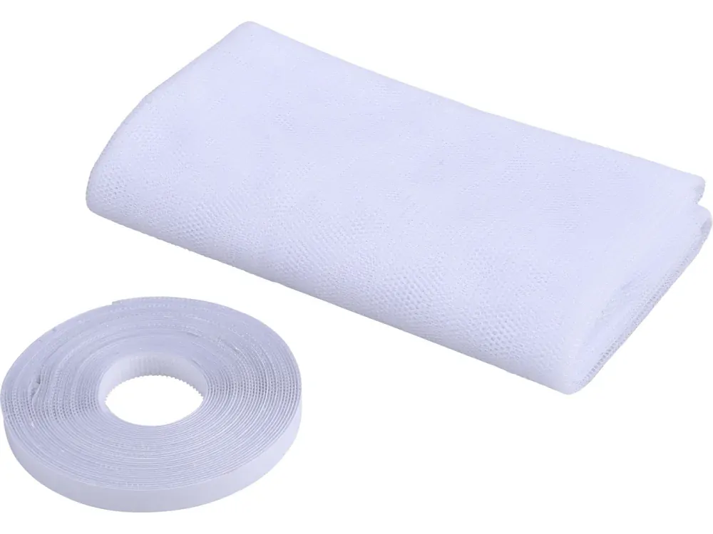 Síť proti hmyzu 130x150 cm bílá suchý zip