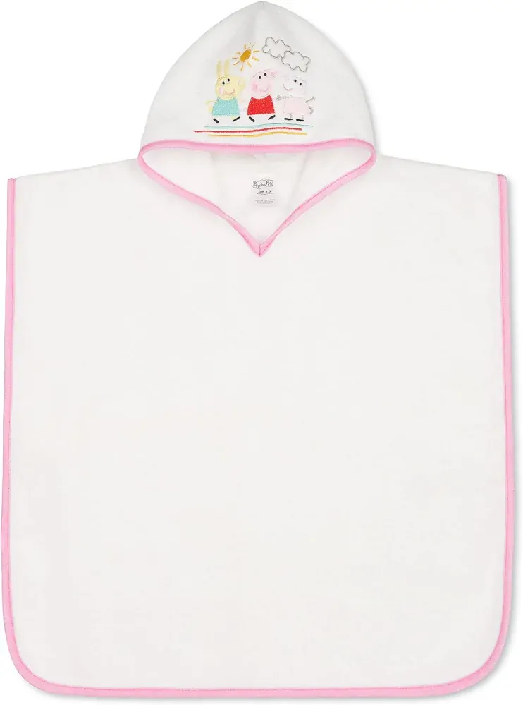Peppa Pig Moje první Pončo - Čtvercová dětská osuška Ultra Soft 