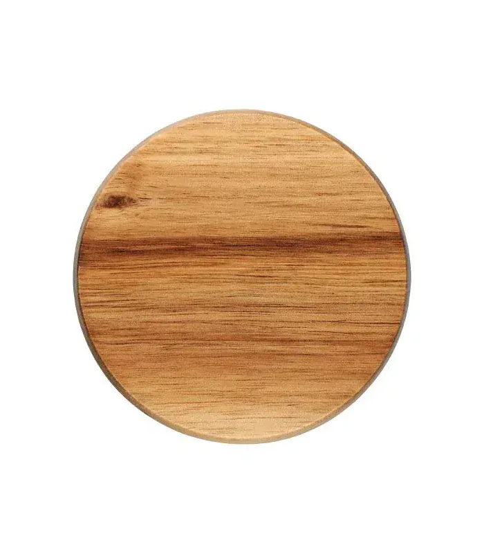 Skleněná sportovní láhev Kai 540 ml s dřevěným uzávěrem modrá