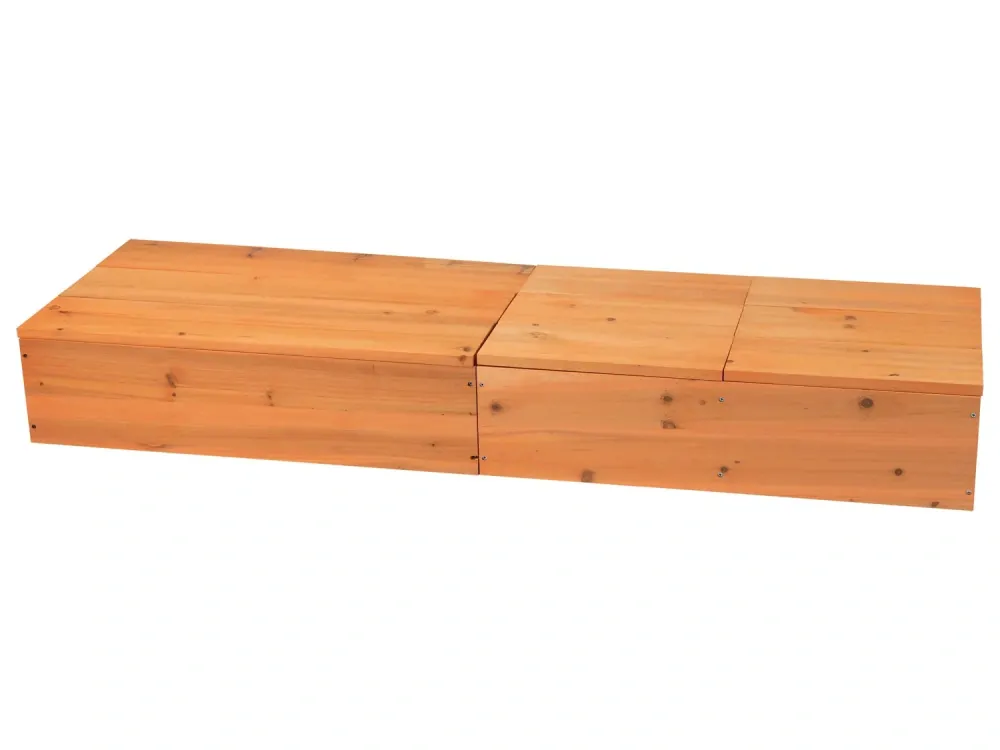 Dřevěné pískoviště na balkon 150 cm