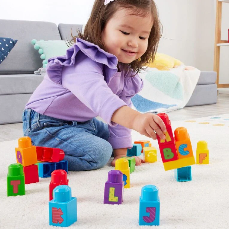 Mega bloks stavebnice abeceda 30ks
