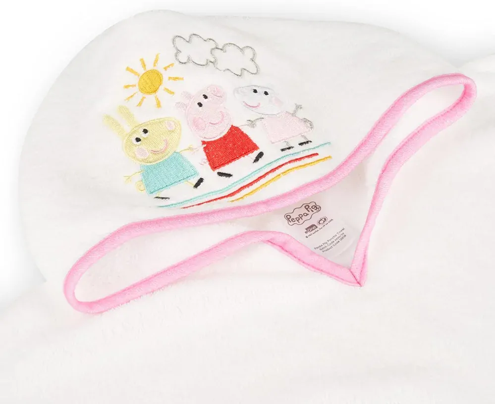 Peppa Pig Moje první Pončo - Čtvercová dětská osuška Ultra Soft 