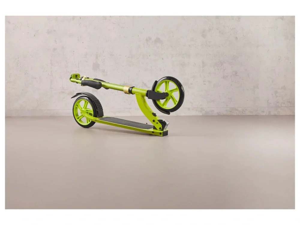 Koloběžka ALU s odpružením Big Wheel limetková do 100 kg