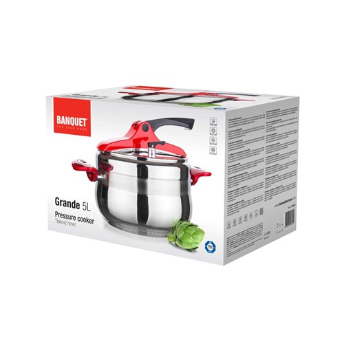 Banquet Tlakový hrnec Grande Red Belly 5 l 