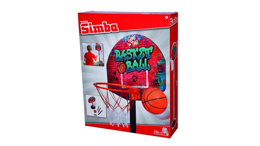 Basketbalový koš Simba včetně příslušenství, cca 95-160cm