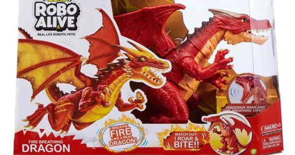 Zuru Robo Alive drak - zvuky, chůze, otáčení hlavou, otevírání tlamy