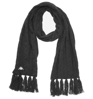 Šála KAPPA pletená černá