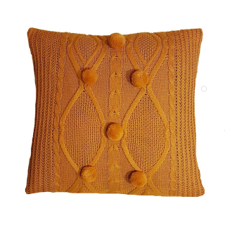 Brini Sahara pletený povlak na polštář 45 x 45 cm