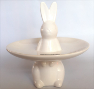 Dekorační podnos se zajíčkem 