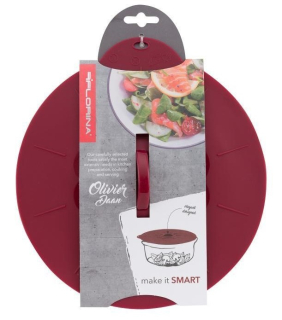 Silikonová poklice Smart-Multi 25 cm, vínová