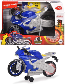 Motorka Yamaha R1, 26 cm, světlo, zvuk 