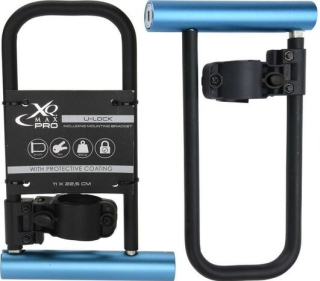XQMax Zámek na kolo tyčový U-LOCK 11 x 22,5 cm černá