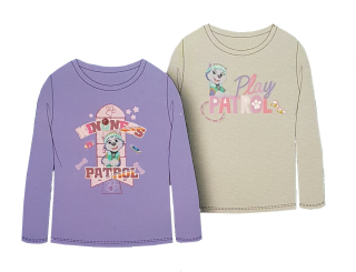 Dívčí triko Paw patrol 2 ks