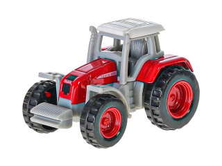 Farm World Traktor 7 cm červený