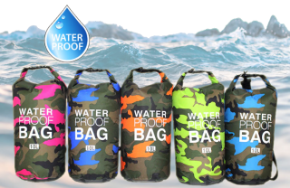 Vodotěsný vak DRY BAG - ochrání věci před vodou / 10 litrů
