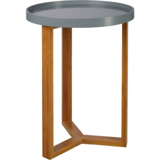 Bambusový stolek 40 x 50 cm šedý