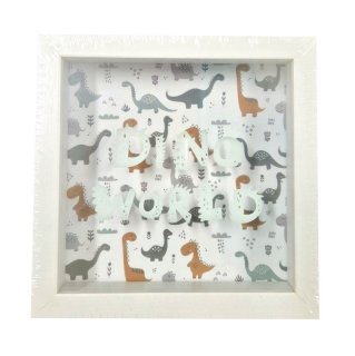 Pokladnička Dino sklo 20 x 20 cm