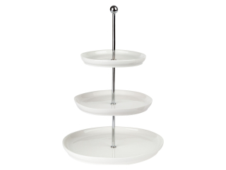 Porcelánový třípatrový etažér Spice kulatý