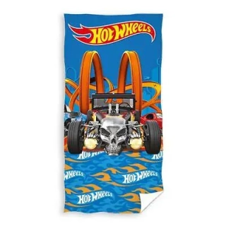 Osuška Hot Wheels Nekonečná smyčka 70x140 cm - bavlna