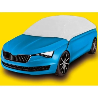 Plachta na auto / půlgaráž - velikost L 292x147x51cm