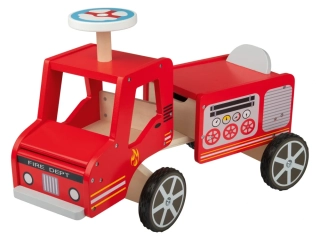 Dřevěné odrážedlo Ride-On Truck Hasiči