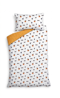 Povlečení Halloween kočky140x200, 70x90 cm