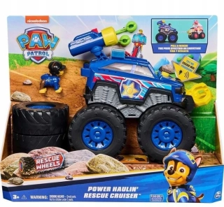 Tlapková patrola Velké Interaktivní vozidlo Rescue wheels Chase, 43 cm