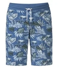 Pánské teplákové bermudy modrý potisk 3XL, 4XL