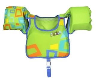 Plavecká vesta Bestway Aquastar Swim Pal zelená