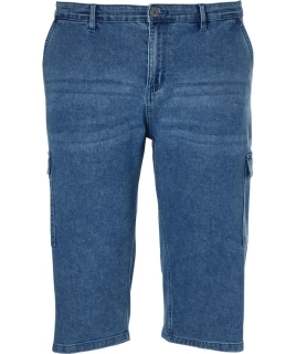 Džínové bermudy s cargo kapsami W46, 50