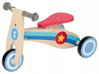 Dřevěné Odrážedlo Kidland pro děti, stabilní a barevné