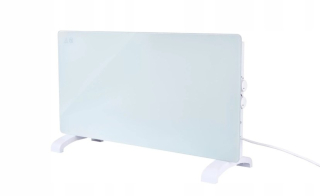  Konvektorový skleněný ohřívač SwitchOn 2000 W, bílý, 77 x 44 x 23 cm