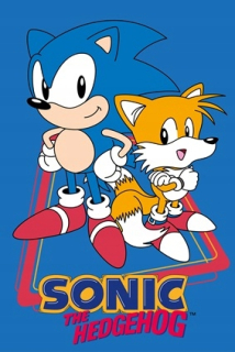 Dětský froté ručník 50 x 30 cm Ježek Sonic