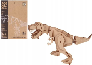 Mamido 3D dřevěné puzzle T-Rex 50 dílků