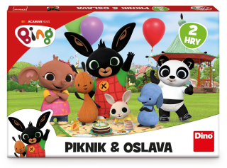 Veselá a přístupná rodinná hra Bing Piknik a oslava
