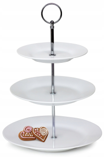 Podnos porcelánový patrový etažér Banquet Sofia 22,5 cm