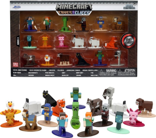 Jada Toys Minecraft Kovové sběratelské nano 18 ks