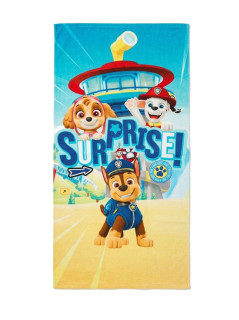 Dětská osuška 140 x 70 cm, modrá Paw Patrol